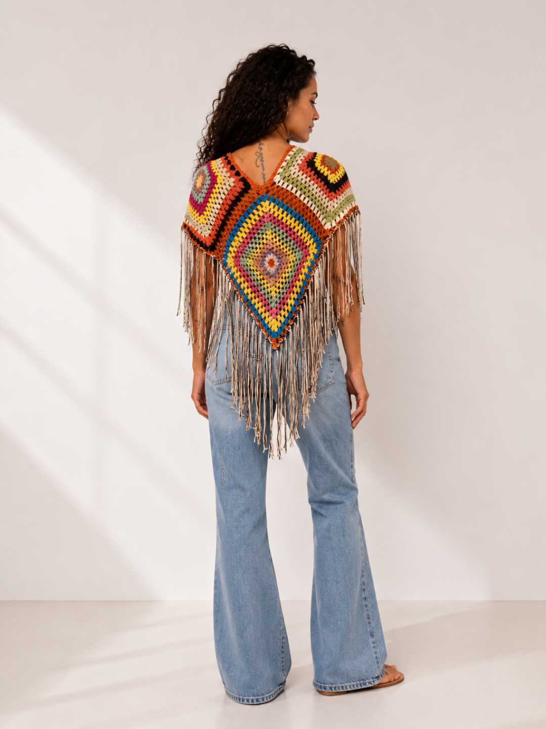 Poncho de Crochet