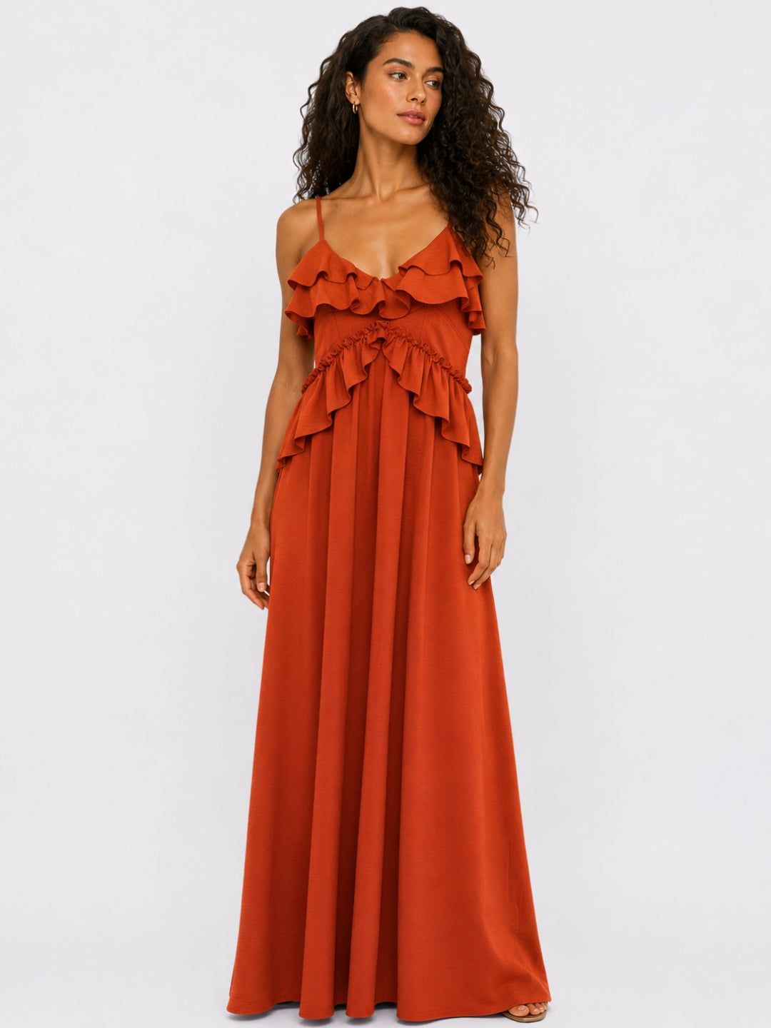 Vestido Volantes