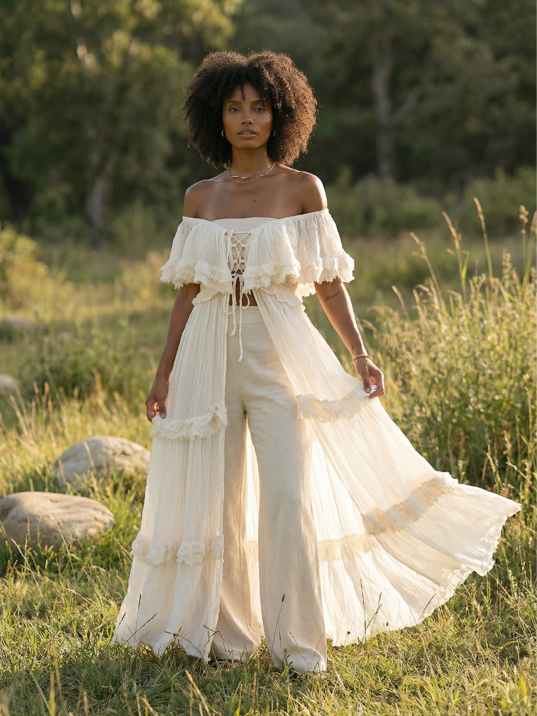 Vestido Capa